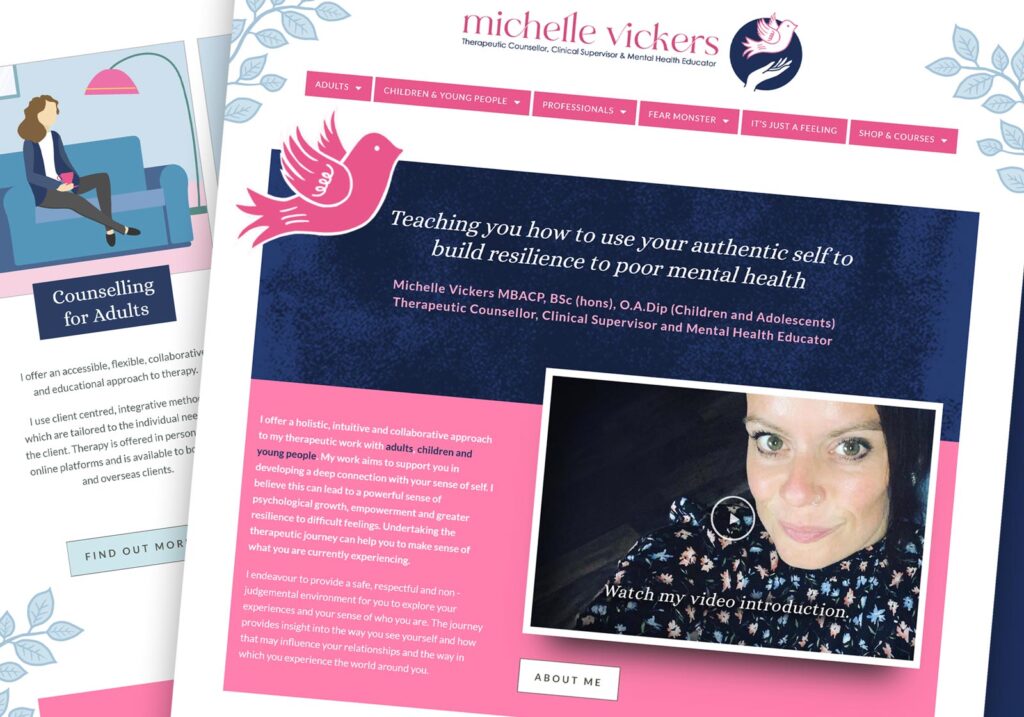 Michelle Vickers counselling website